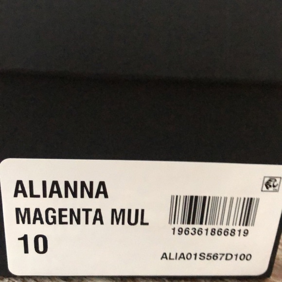 Betsey Johnson Alianna Heels  Magenta Velvet Rhinestone Heel NIB 10 - Picture 8 of 8